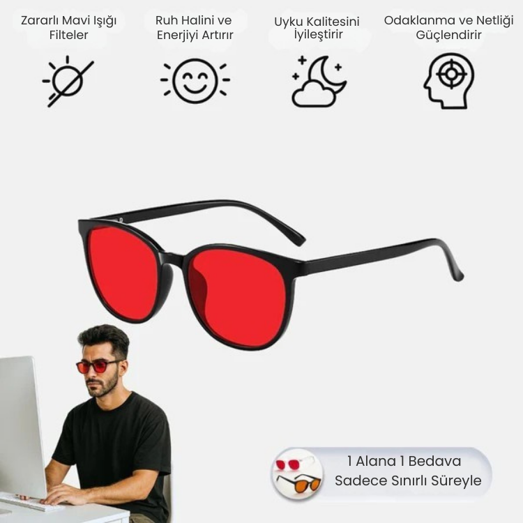 Sleeprotect™ Mavi Işık Engelleyici Unisex Gözlük