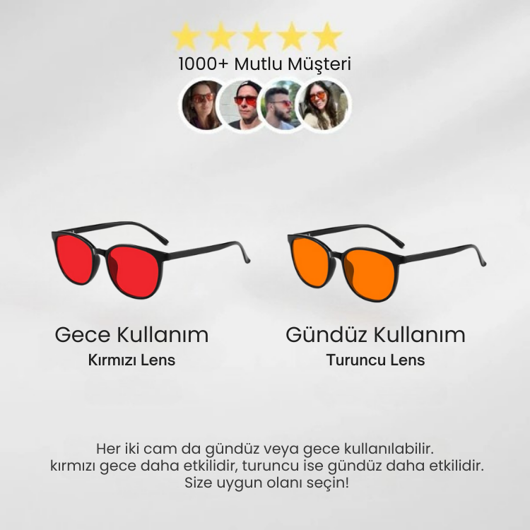 Sleeprotect™ Mavi Işık Engelleyici Unisex Gözlük